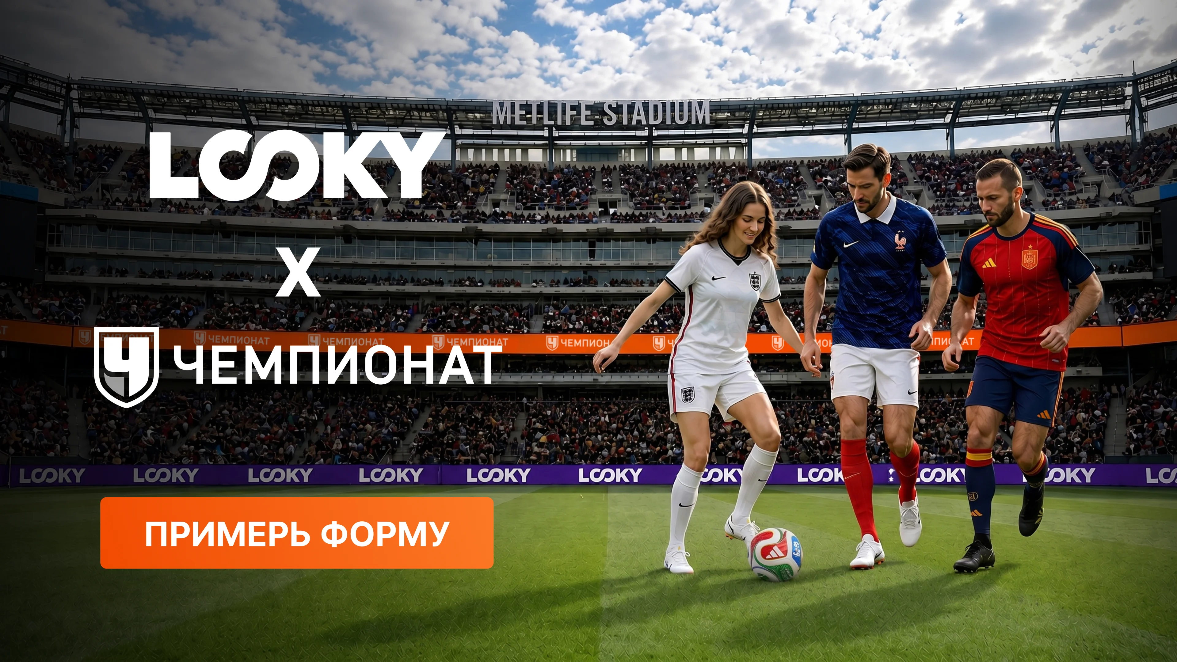 DRESSCODE в игре. Спецпроект LOOKY и «Чемпионата» к первенству мира по футболу
